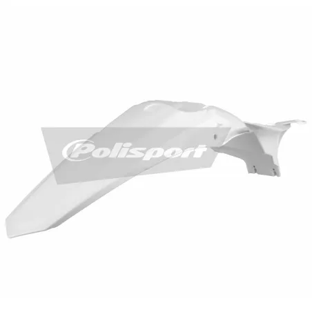 GUARDABARRO TRASERO POLISPORT  YZ250F(14-18) 450F(14-17) Blanco