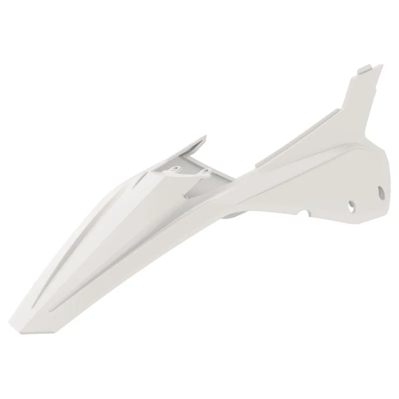 GUARDABARRO TRASERO+TAPA POLISPORT  LATERAL BETA RR 2T/4T (20-23) Blanco