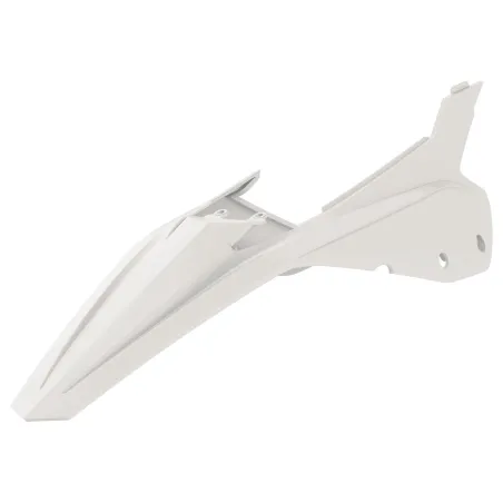 GUARDABARRO TRASERO+TAPA POLISPORT  LATERAL BETA RR 2T/4T (20-23) Blanco