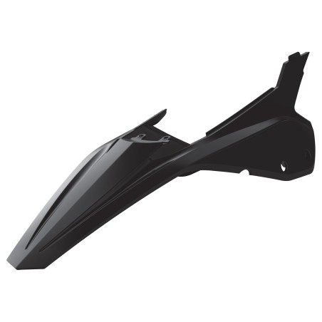 GUARDABARRO TRASERO+TAPA POLISPORT  LATERAL BETA RR 2T/4T (20-23) Negro