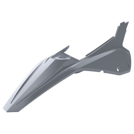 GUARDABARRO TRASERO+TAPA POLISPORT  LATERAL BETA RR 2T/4T (20-23) Gris