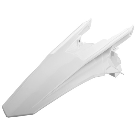 GUARDABARRO TRASERO POLISPORT  KTM EXC/EXC-F (17-19) Blanco