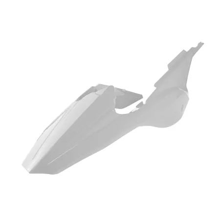 GUARDABARRO TRASERO+TAPA POLISPORT  LATERAL Restyling BETA RR 2T/4T (18-19) Blanco