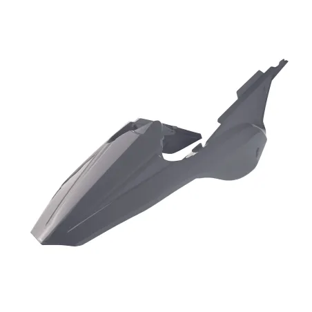 GUARDABARRO TRASERO+TAPA POLISPORT  LATERAL Restyling BETA RR 2T/4T (18-19) Gris