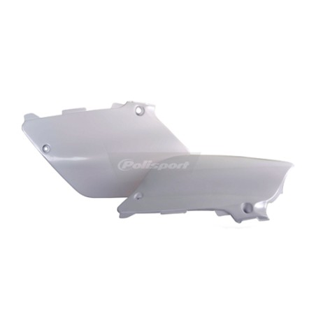 Yamaha YZ125/250 - Side Panels White - 2002-14 Models POLISPORT