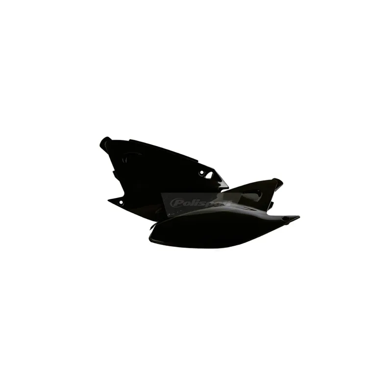 Kawasaki KX 125,KX 250 - Side Panels Black for MX  - 2003-08 Models POLISPORT