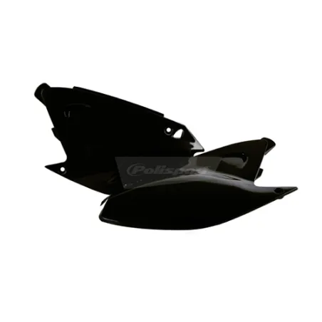 Kawasaki KX 125,KX 250 - Side Panels Black for MX  - 2003-08 Models POLISPORT