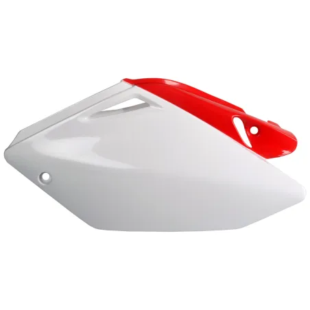Honda CRF250R - Tampas Laterais Vermelho e Branco - Modelos 2004-05 POLISPORT