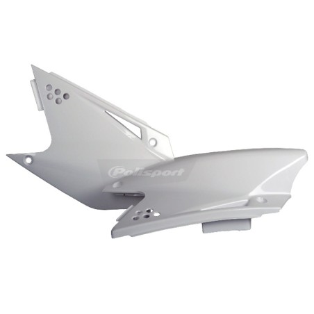 Kawasaki KX250F - Tampas Laterais Branco - Modelos 2006-08 POLISPORT