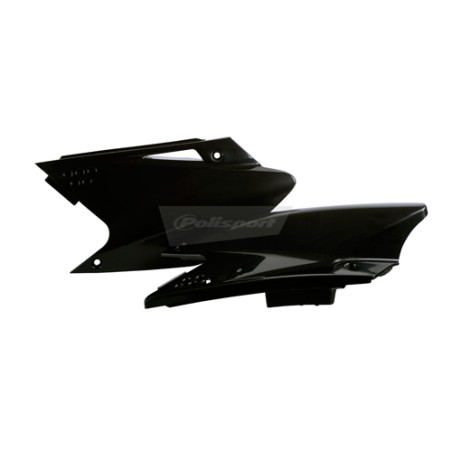 Kawasaki KX250F - Tampas Laterais Preto - Modelos 2006-08 POLISPORT