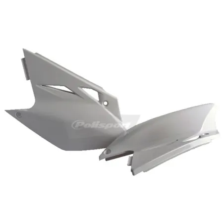 TAPAS LATERALES POLISPORT  KX450F (06-08) Blanco