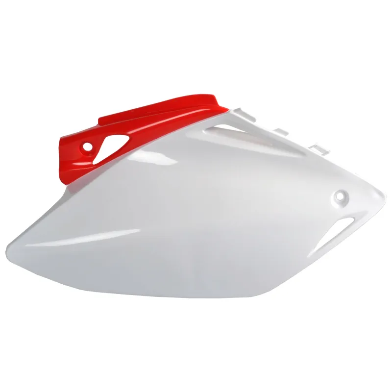 Honda CRF450R - Tampas Laterais Vermelho e Branco - Modelos 2007-08 POLISPORT