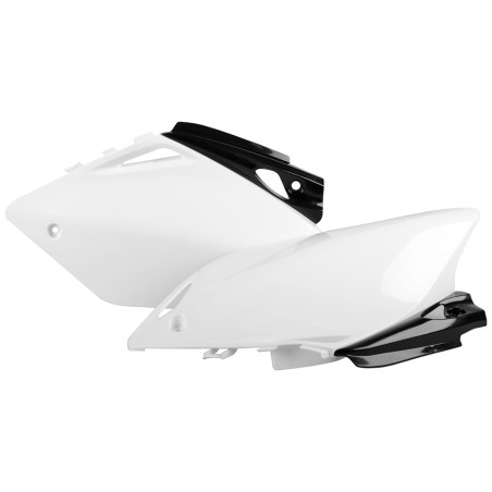 TAPAS LATERALES CRF450R (07-08) Blanco/Negro