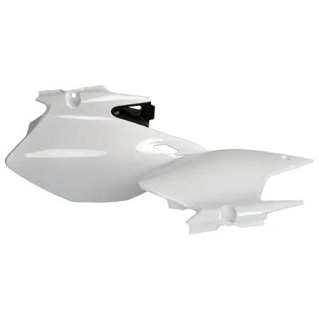 TAPAS LATERALES CEMOTO  WR250F(07-14) 450F(07-11) Blanco/Negro