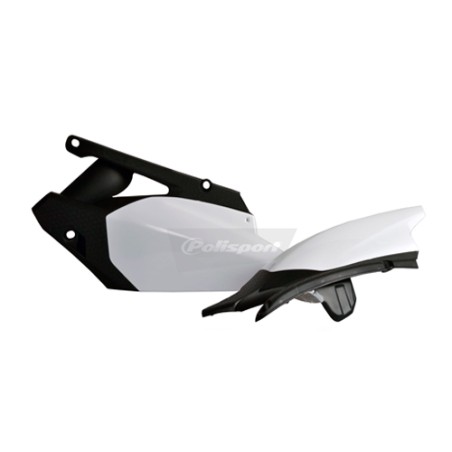 TAPAS LATERALES YZ450F (10-13) Negro/Blanco
