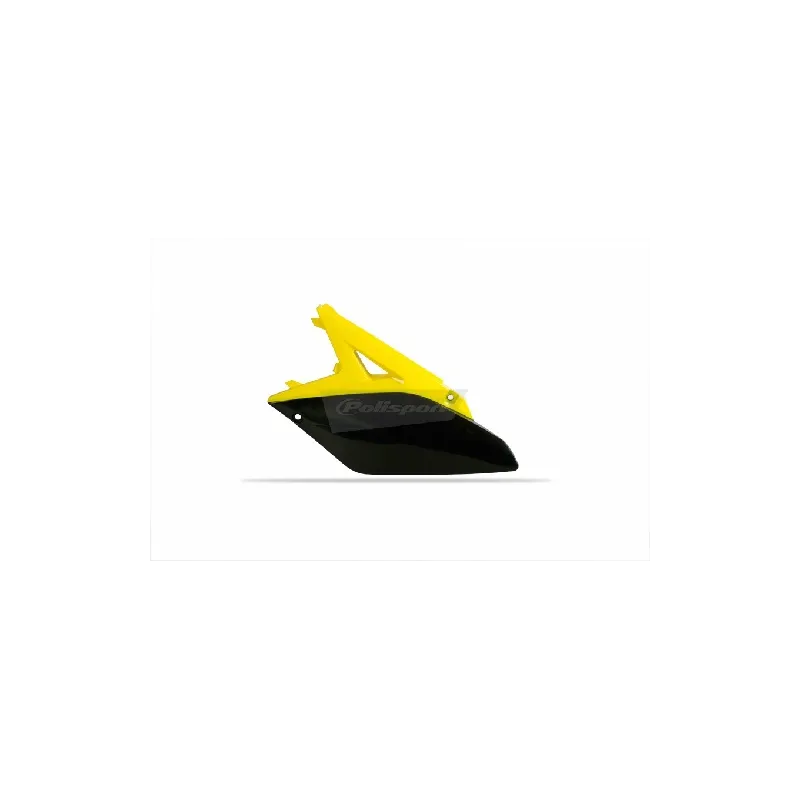 Suzuki RMZ250 - Side Panels Black,Yellow - 2010-2018 Models POLISPORT
