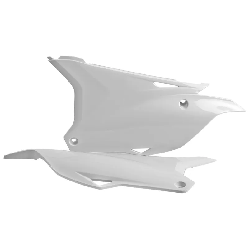 TAPAS LATERALES POLISPORT  KX85/100/112 (14-23) Blanco
