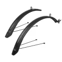 GUARDABARROS POLISPORT EXPANDER CITY 51 (Delantero+Trasero) 26"/28"
