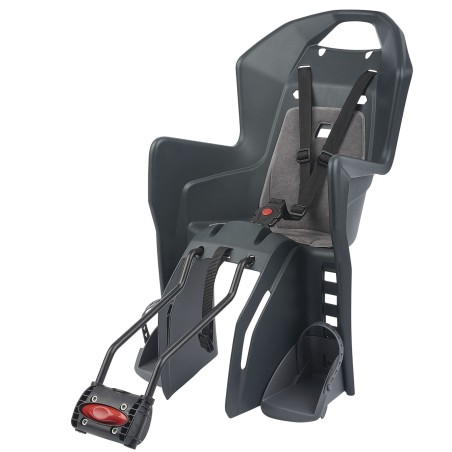 Koolah - Child Bicycle Seat for Small Frames and 29Ers Dark Grey POLISPORT