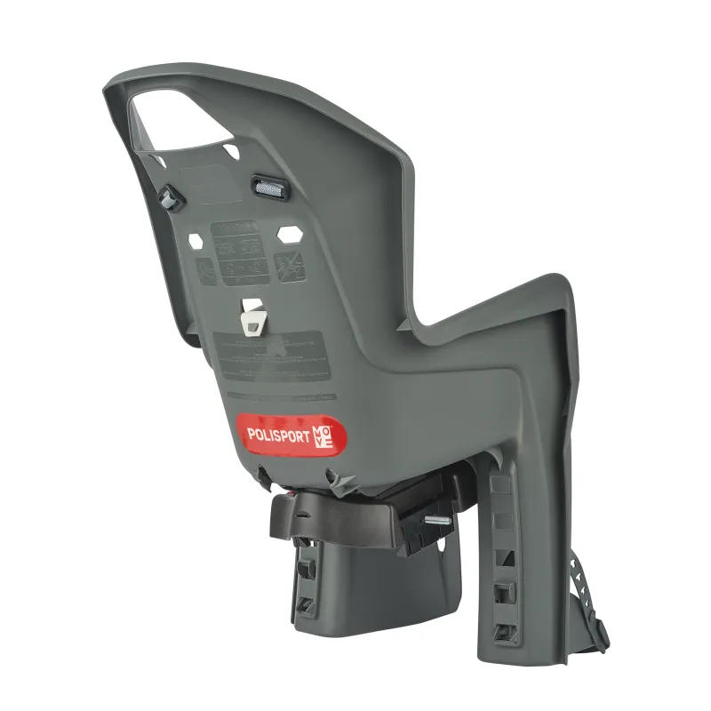 Koolah CFS - Child Bicycle Seat for Carriers Grey POLISPORT