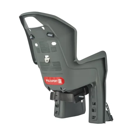 Koolah CFS - Child Bicycle Seat for Carriers Grey POLISPORT