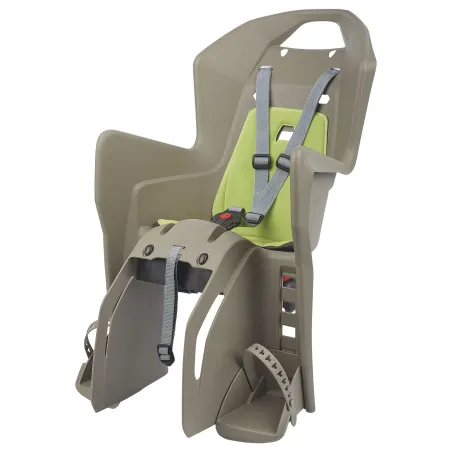 Koolah CFS - Child Bicycle Seat for Carriers Brown and Green POLISPORT