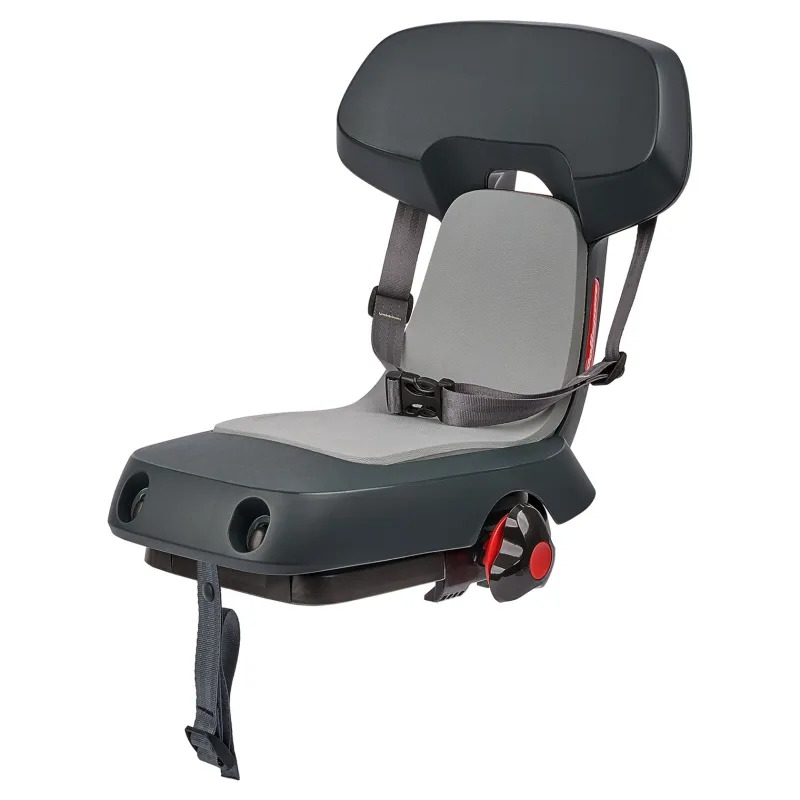 Guppy Junior - Child Bike Seat Dark Grey for Kids Up to 35Kg POLISPORT
