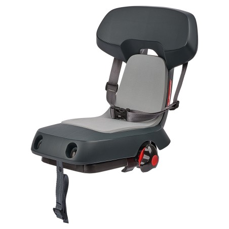 Guppy Junior - Child Bike Seat Dark Grey for Kids Up to 35Kg POLISPORT