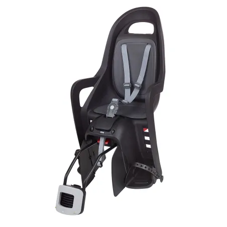 Groovy RS Plus - Reclining Child Bike Seat Black and Dark Grey POLISPORT