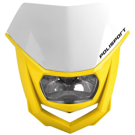 PORTAFAROS HALO POLISPORT  Blanco/Amarillo RM 01