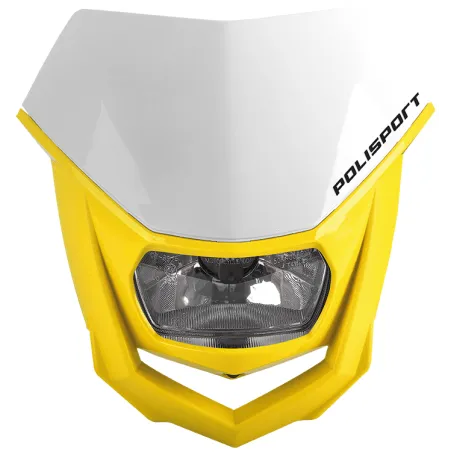 PORTAFAROS HALO POLISPORT  Blanco/Amarillo RM 01