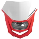 PORTAFAROS HALO POLISPORT  Blanco/Rojo CR04