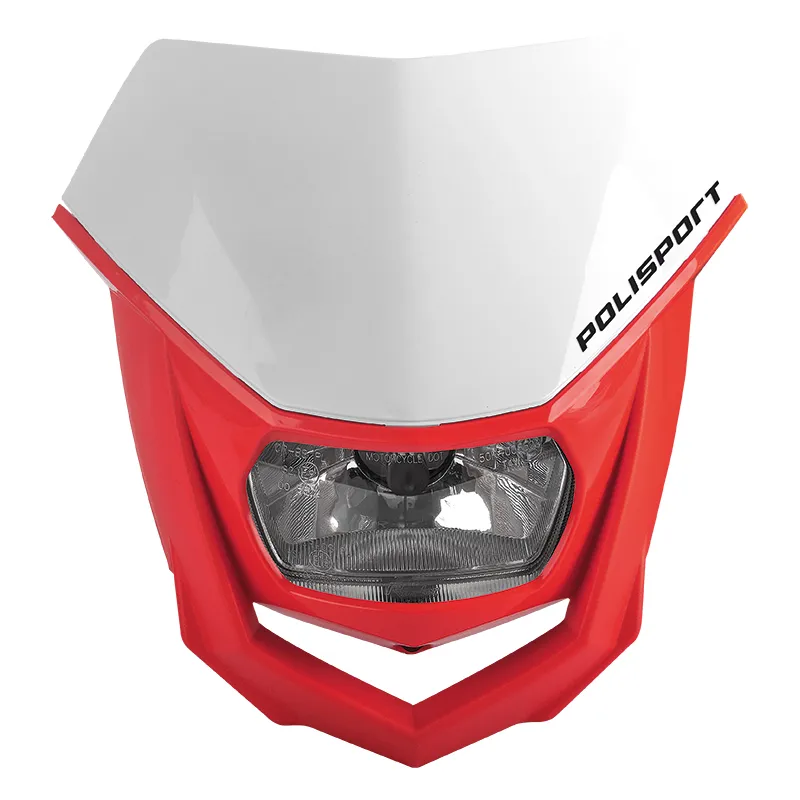 PORTAFAROS HALO POLISPORT  Blanco/Rojo CR04