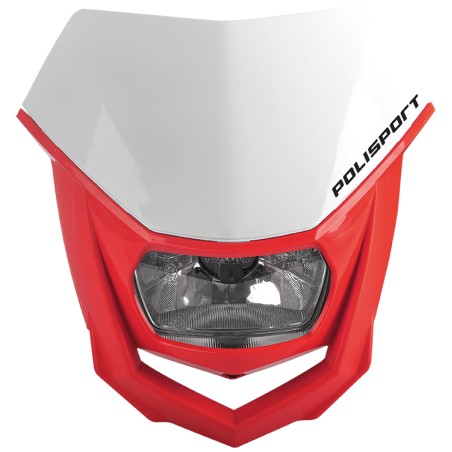 PORTAFAROS HALO POLISPORT  Blanco/Rojo CR04