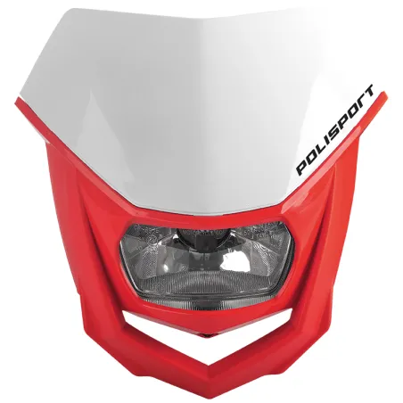 PORTAFAROS HALO POLISPORT  Blanco/Rojo CR04