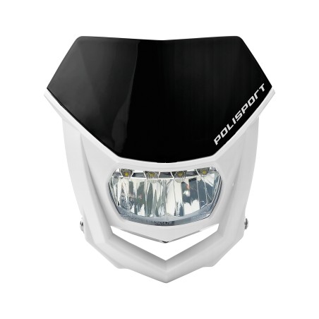 PORTAFAROS HALO POLISPORT  LED Negro/Blanco
