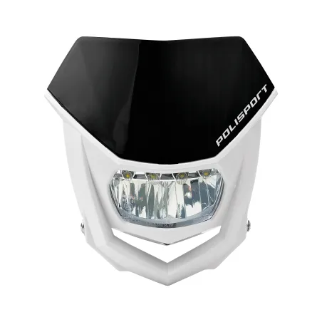 PORTAFAROS HALO POLISPORT  LED Negro/Blanco