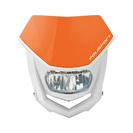 PORTAFAROS HALO POLISPORT  LED Naranja KTM/Blanco