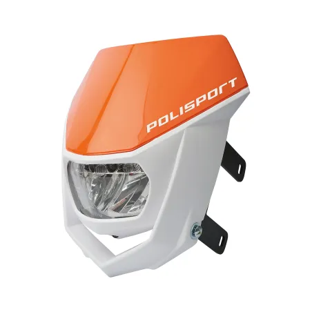 PORTAFAROS HALO POLISPORT  LED Naranja KTM/Blanco