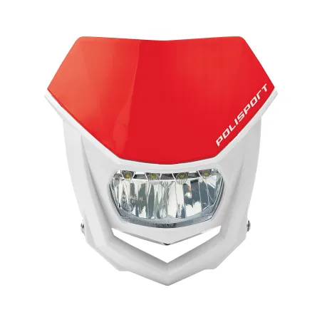PORTAFAROS HALO POLISPORT  LED Rojo CR 04/Blanco