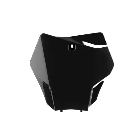 Gas Gas MC,MC-F - Front Number Plate Black - 2021-22 Models POLISPORT