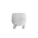Kawasaki KX 125,KX 250 - Porta-Número Frontal Branco - Modelos 1996-02 POLISPORT