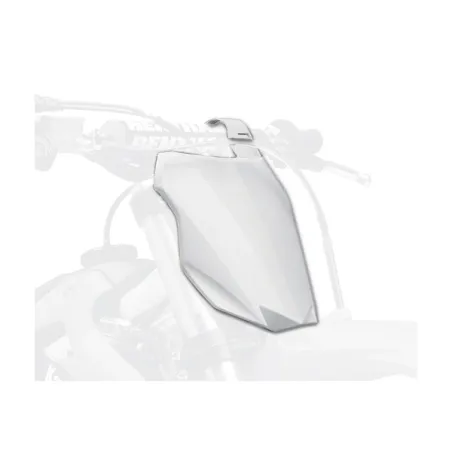 PORTANUMEROS KX125/250 POLISPORT  (96-02) Blanco