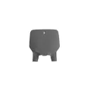 PORTANUMEROS KX125/250 POLISPORT  (99-02) Gris