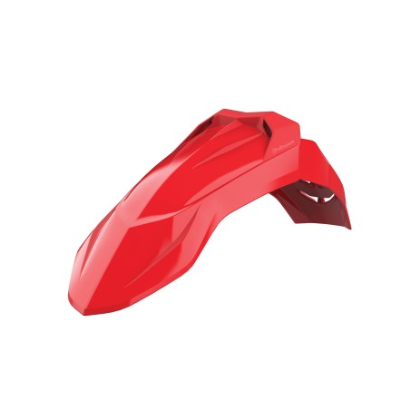 SM FENDER- Universal Front Fender not drilled - Red POLISPORT