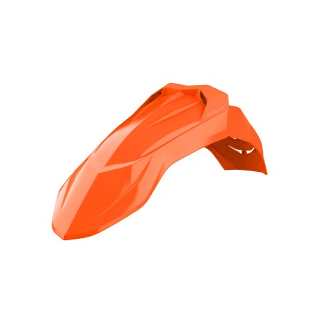 SM FENDER- Universal Front Fender not drilled - Orange POLISPORT