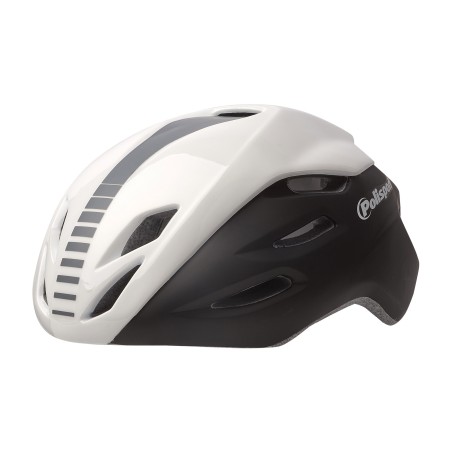 CASCO POLISPORT AERO R Negro Mate/Blanco/Gris
