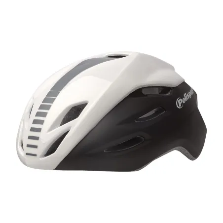 CASCO POLISPORT AERO R Negro Mate/Blanco/Gris
