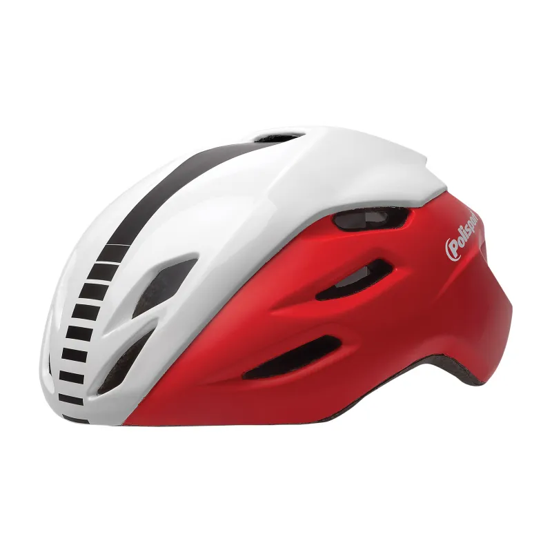 CASCO POLISPORT AERO R Rojo Mate/Blanco/Negro