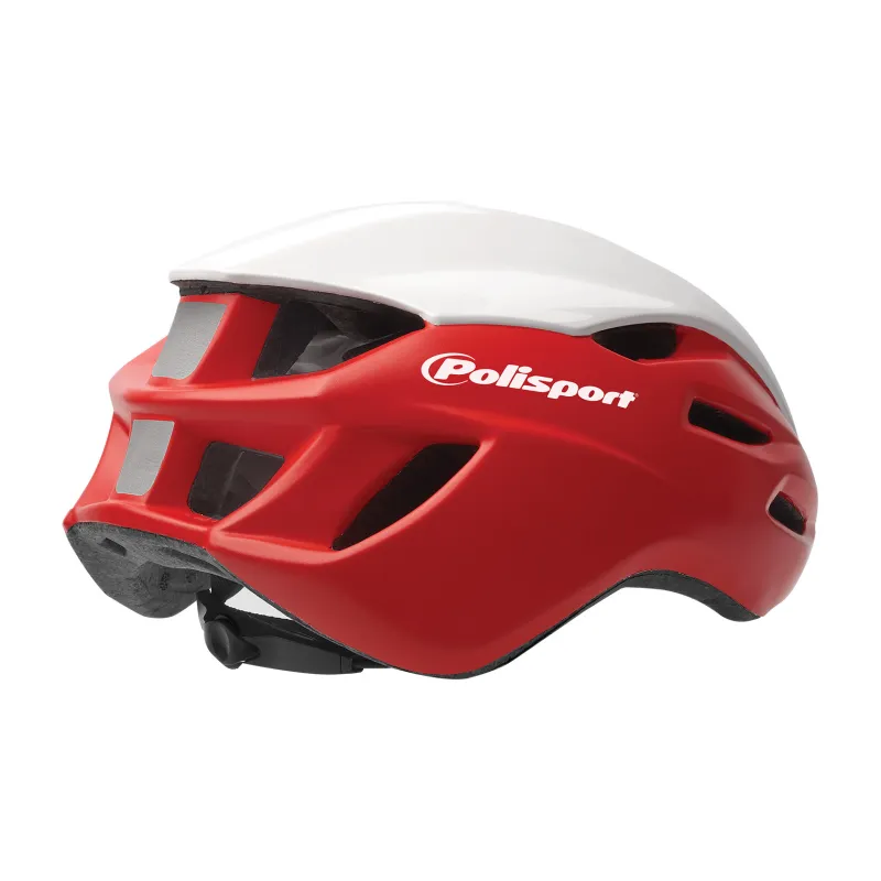 CASCO POLISPORT AERO R Rojo Mate/Blanco/Negro